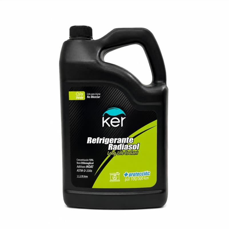 Refrigerante KER Radiasol Long-Life Coolant Verde - 3.78L